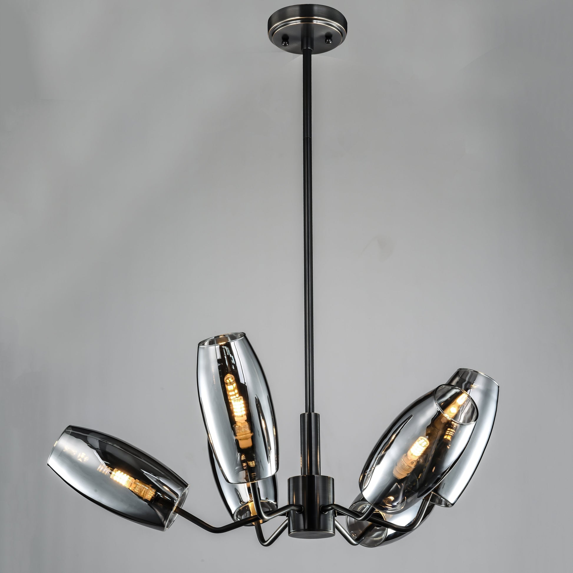 Amira Branching Glass Globe Chandelier - Italian Concept - 