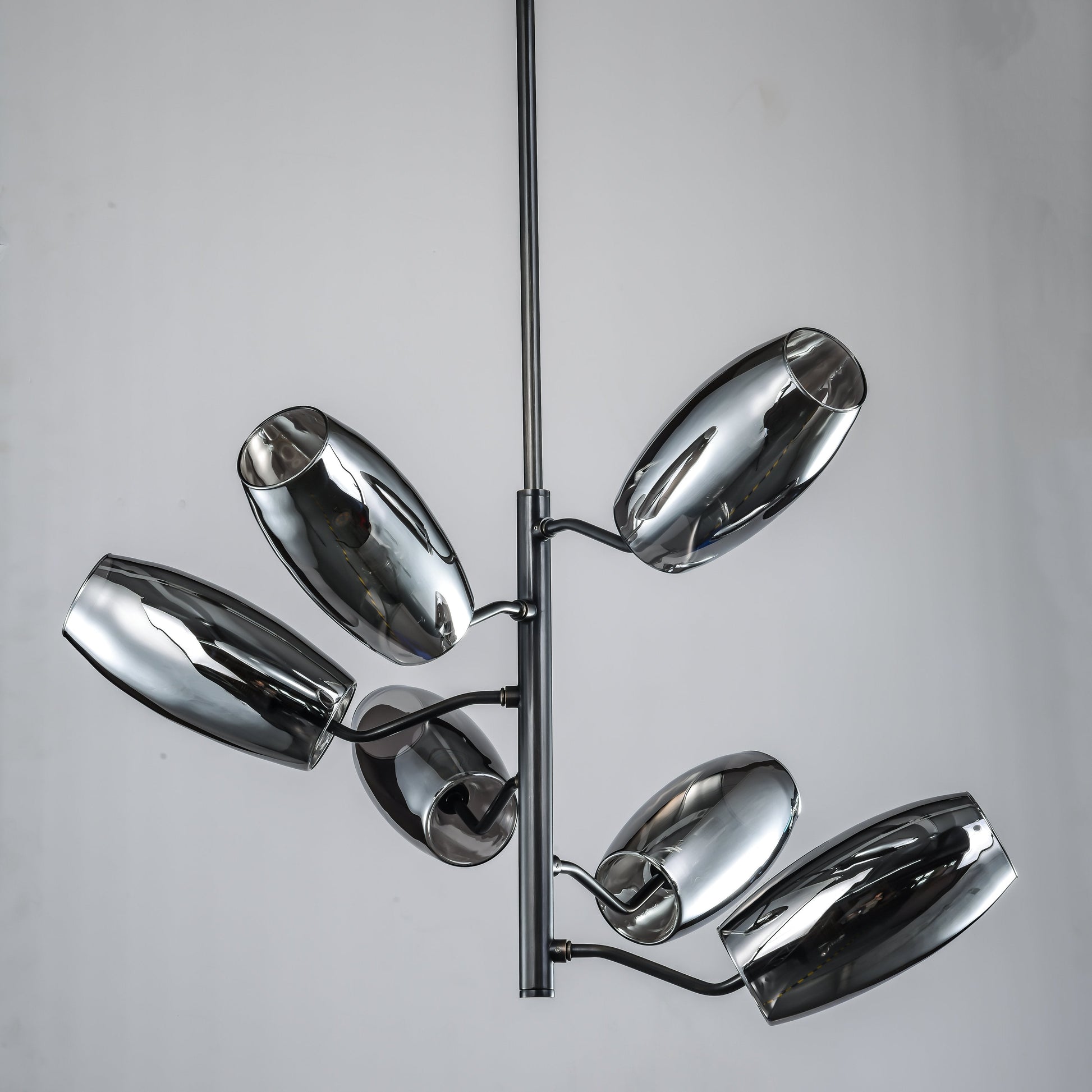 Amira Spiral Branching Glass Globe Chandelier - Italian Concept - 