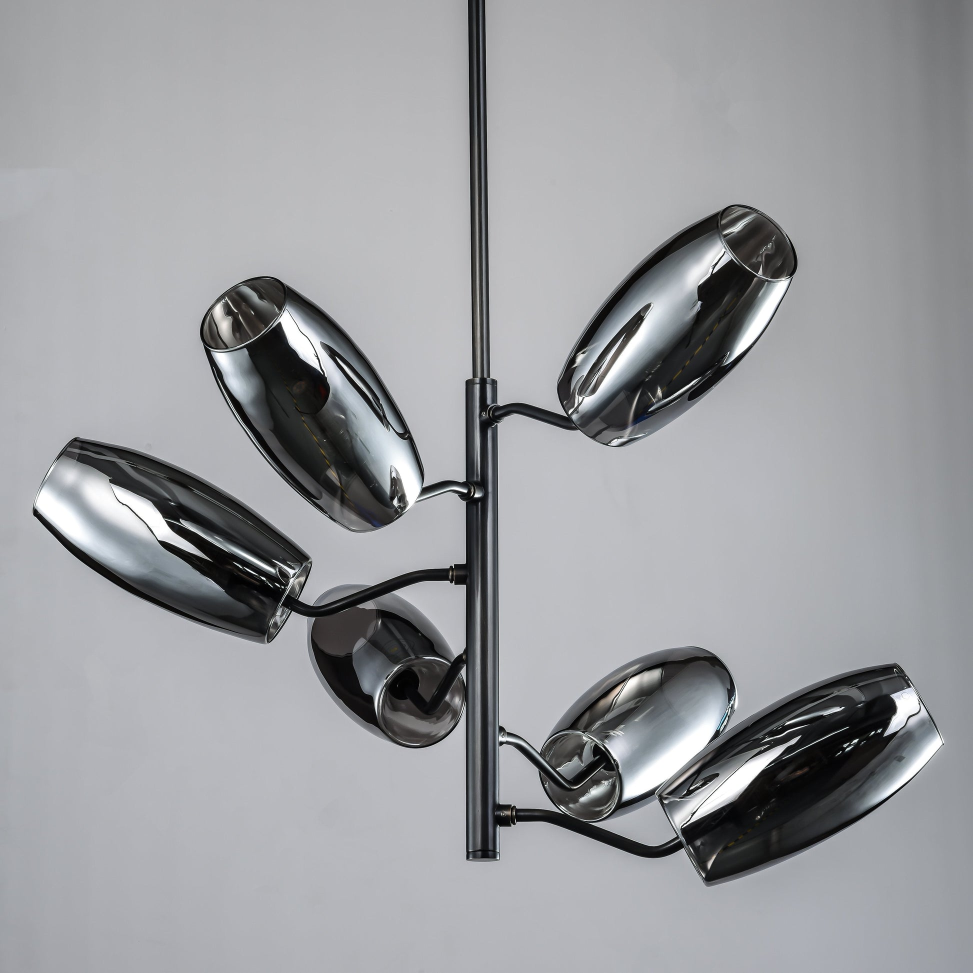 Amira Spiral Branching Glass Globe Chandelier - Italian Concept - 