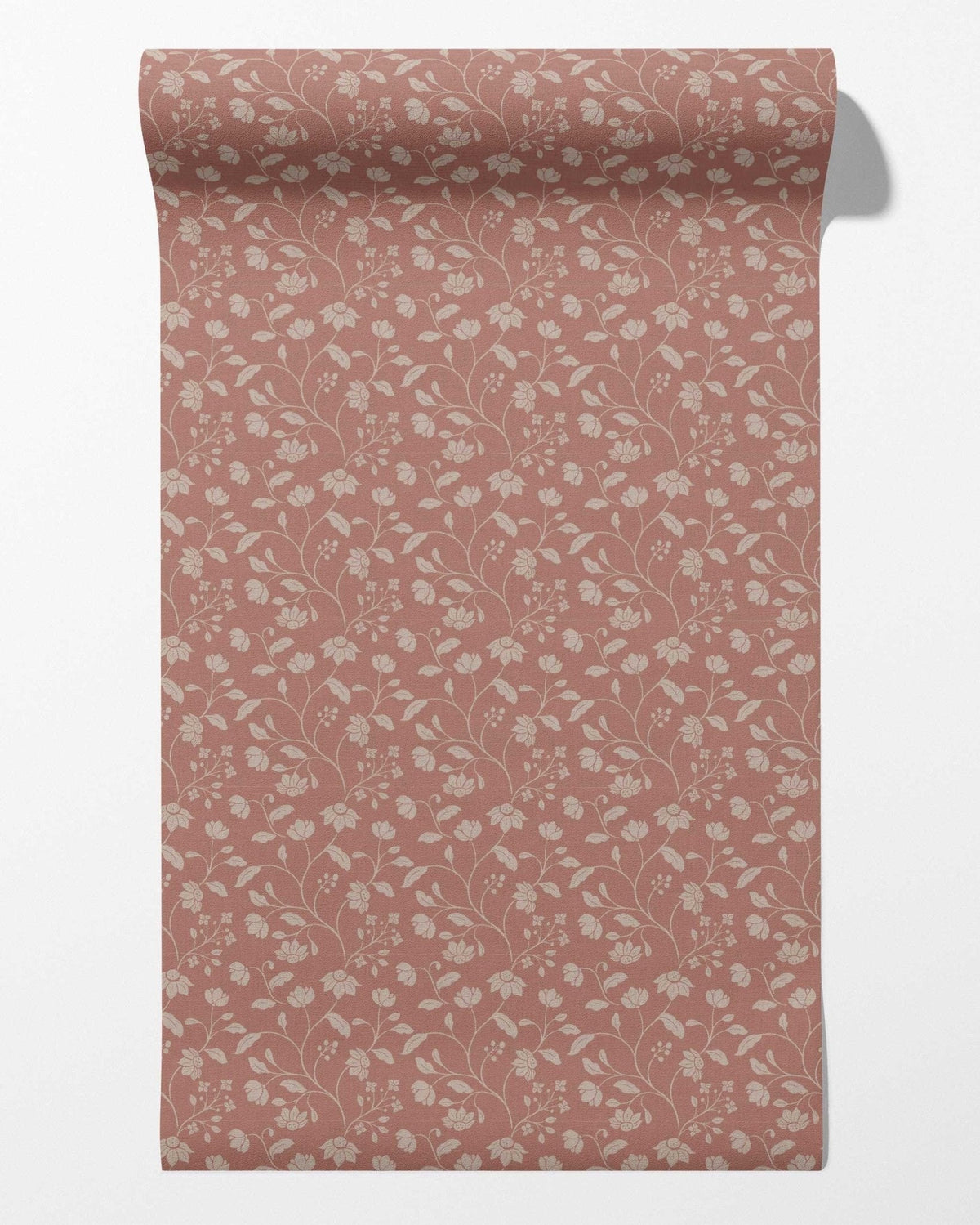 Wild Geranium Wallpaper in Blush Rose