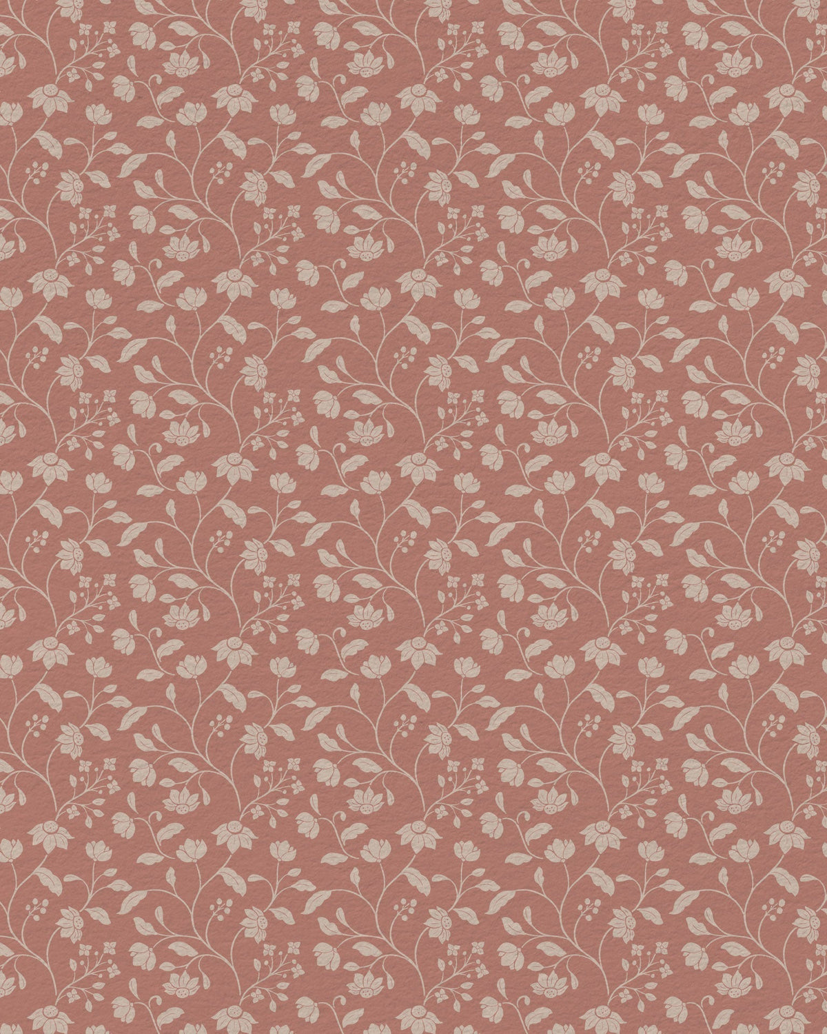 Wild Geranium Wallpaper in Blush Rose
