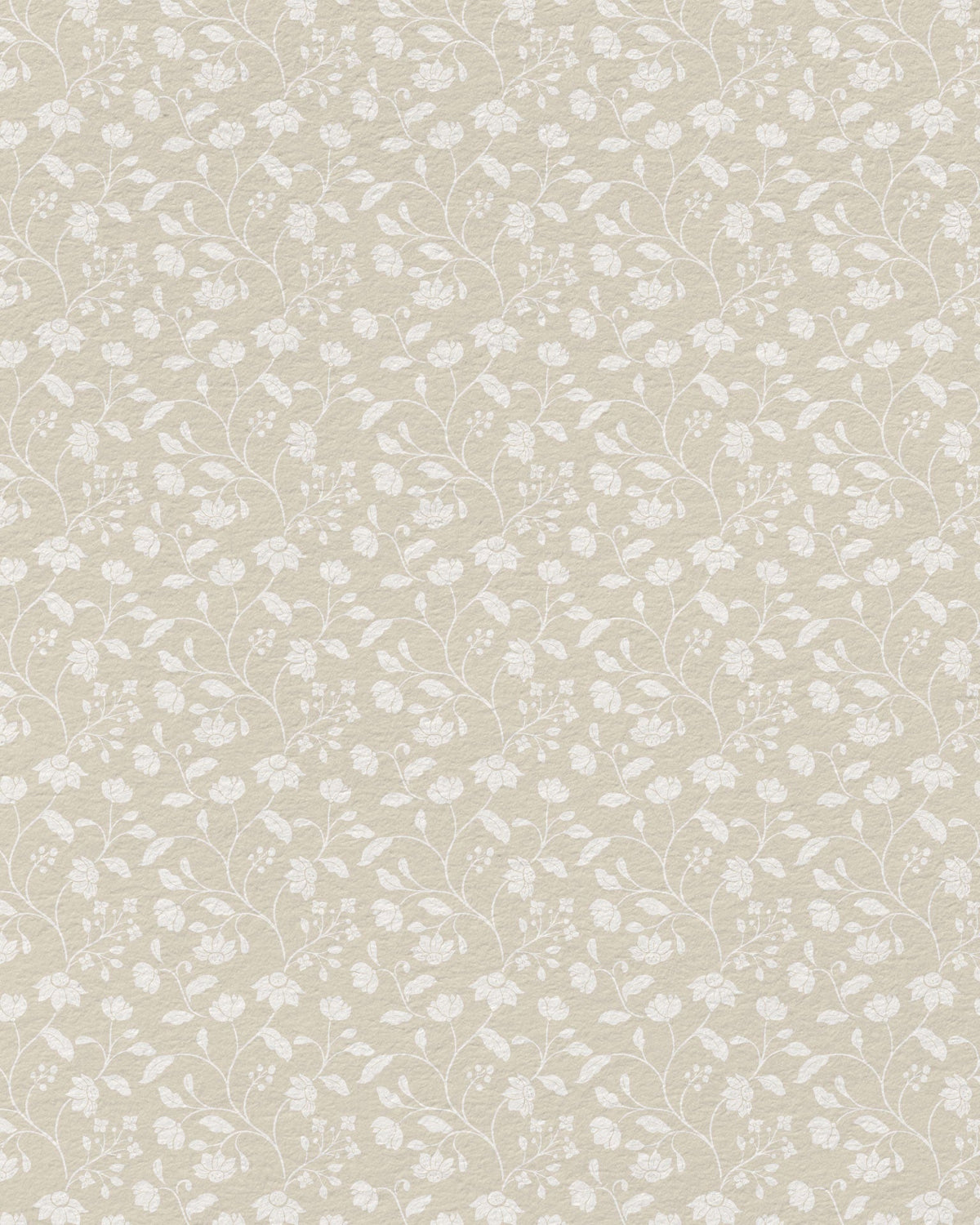 Wild Geranium Wallpaper in Linen Wash