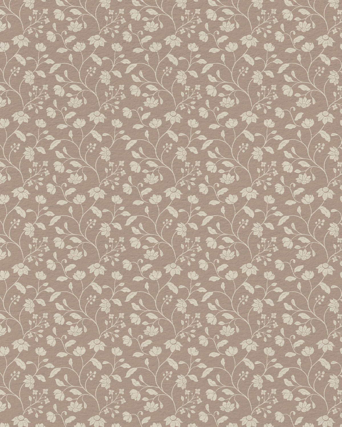 Wild Geranium Wallpaper in Mauve Clay